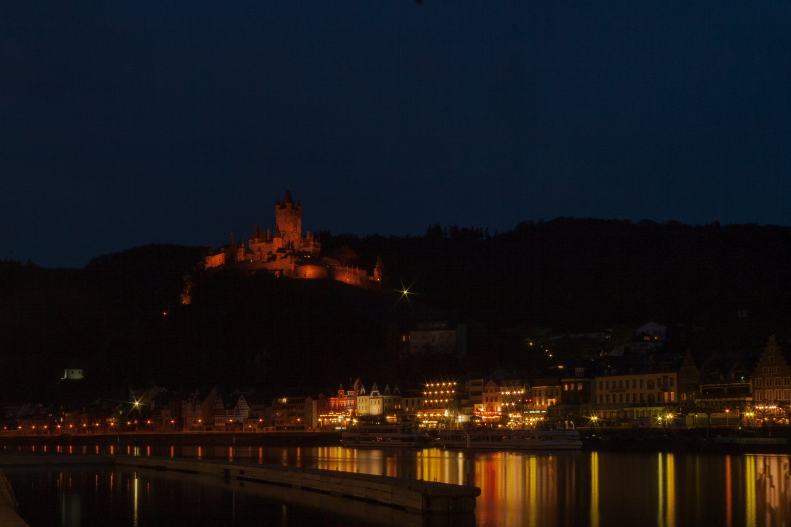 Cochem bei Nacht