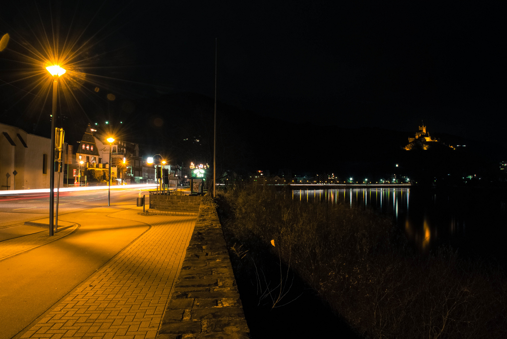 Cochem bei Nacht