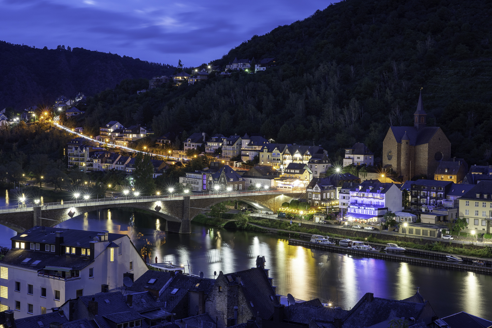 Cochem bei Nacht