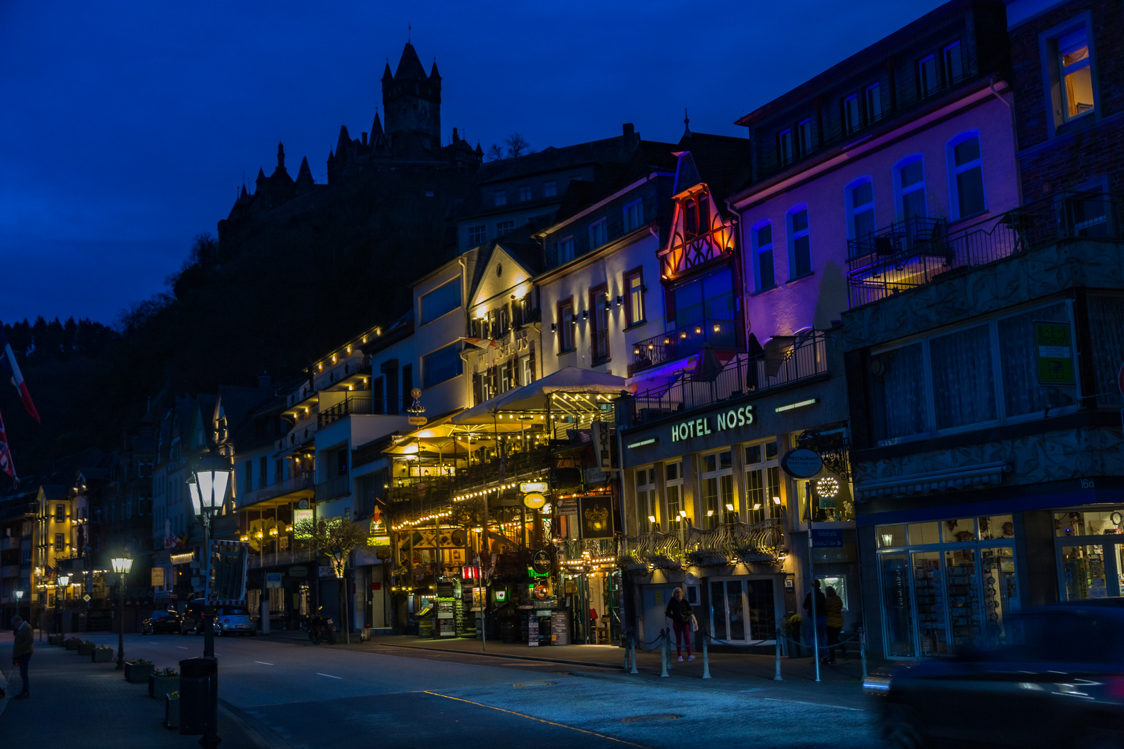 Cochem bei Nacht