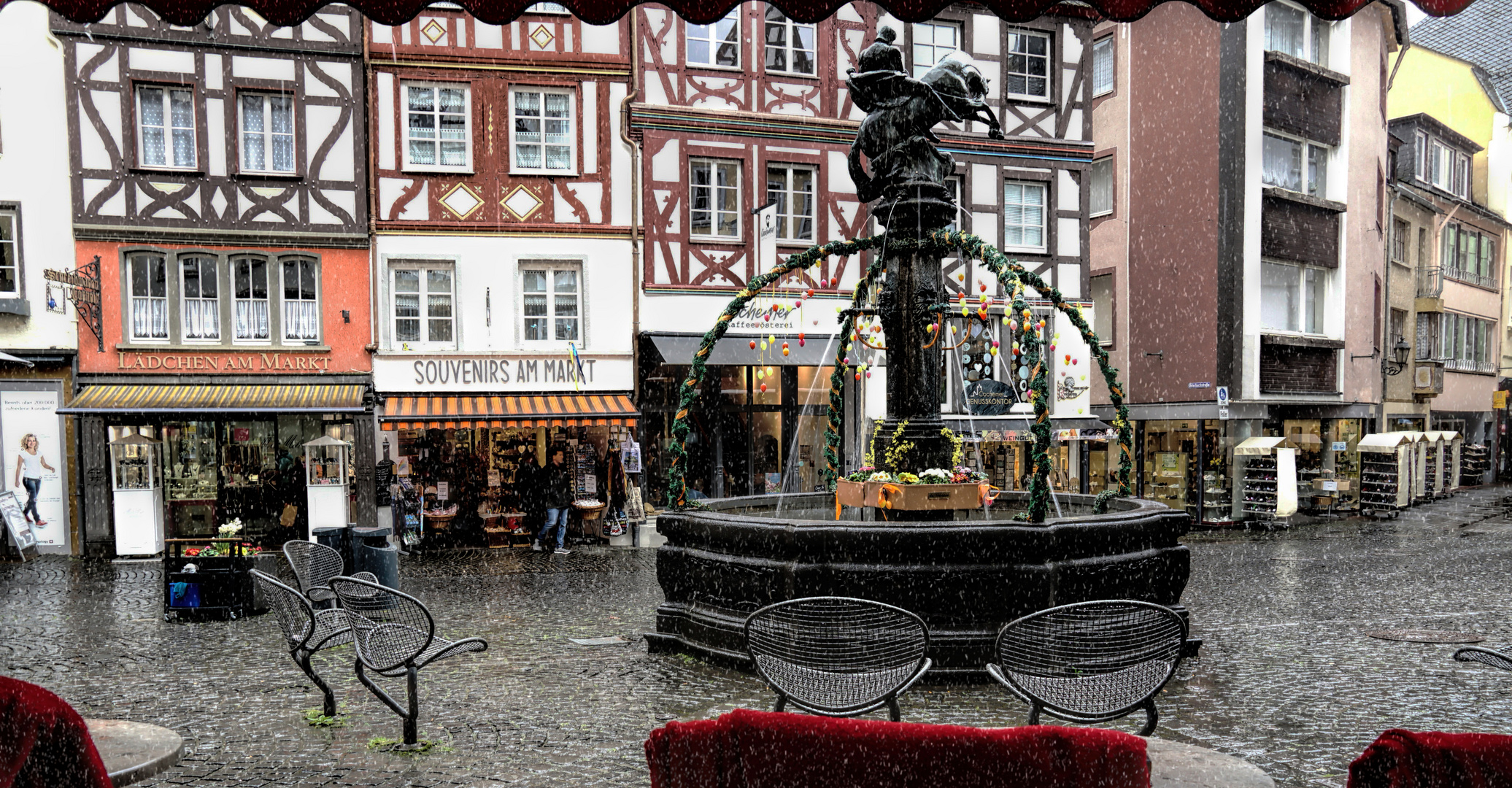 Cochem bei Regen