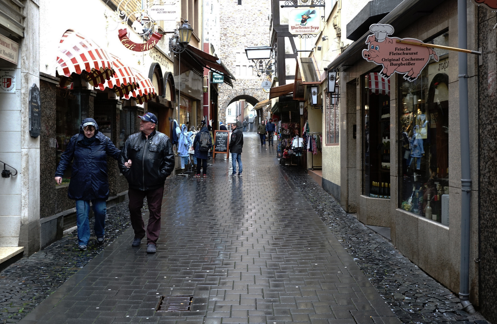 Cochem bei Regen