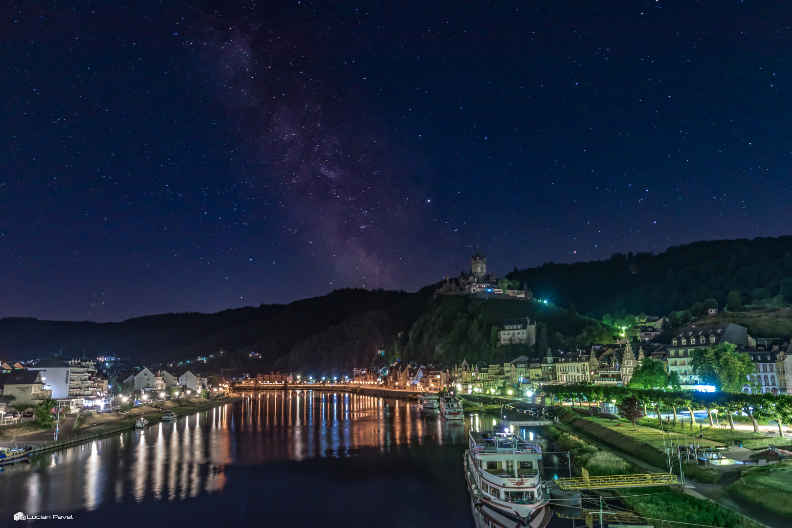 Cochem by night