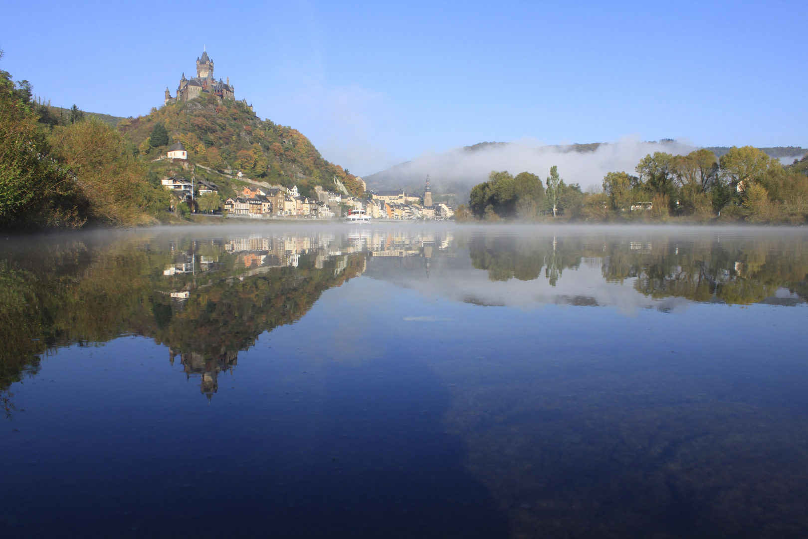 Cochem im Nebel