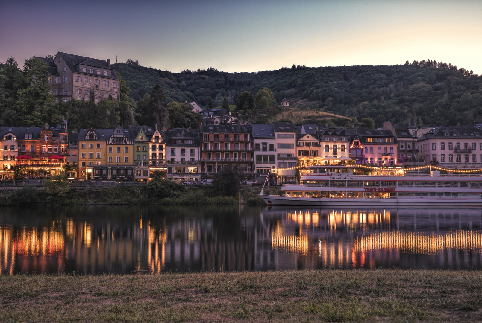 Cochem in der blauen Stunde