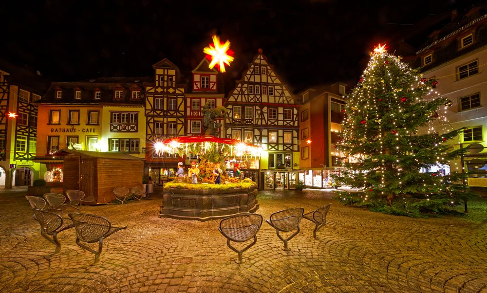 Cochem Marktplatz Foto & Bild urlaub, weihnachten, world Bilder auf