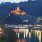 Cochem mit Burg am Abend