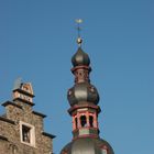Cochem mit dem Turm der Pfarrkirche