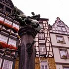 Cochem, Reiterstandbild am Marktplatz