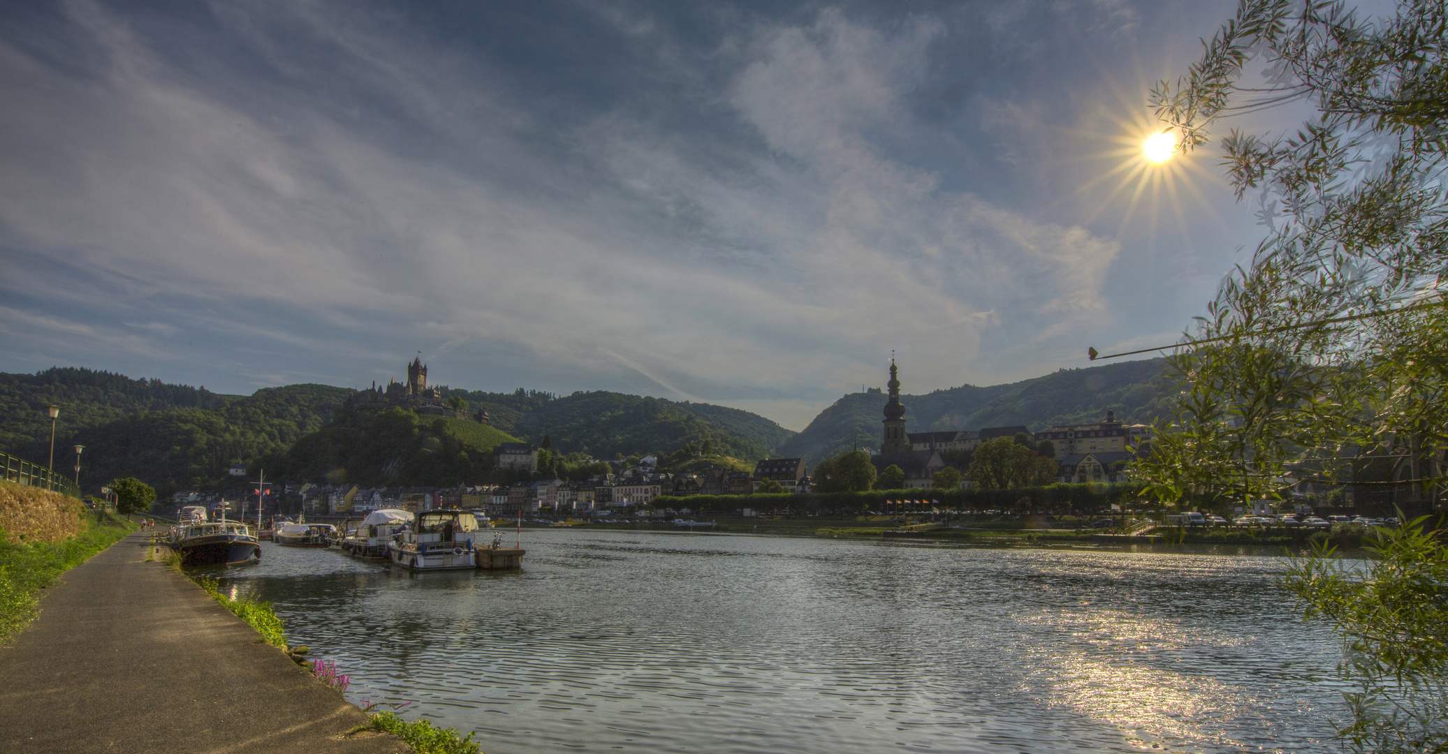 Cochem vor der blauen Stunde