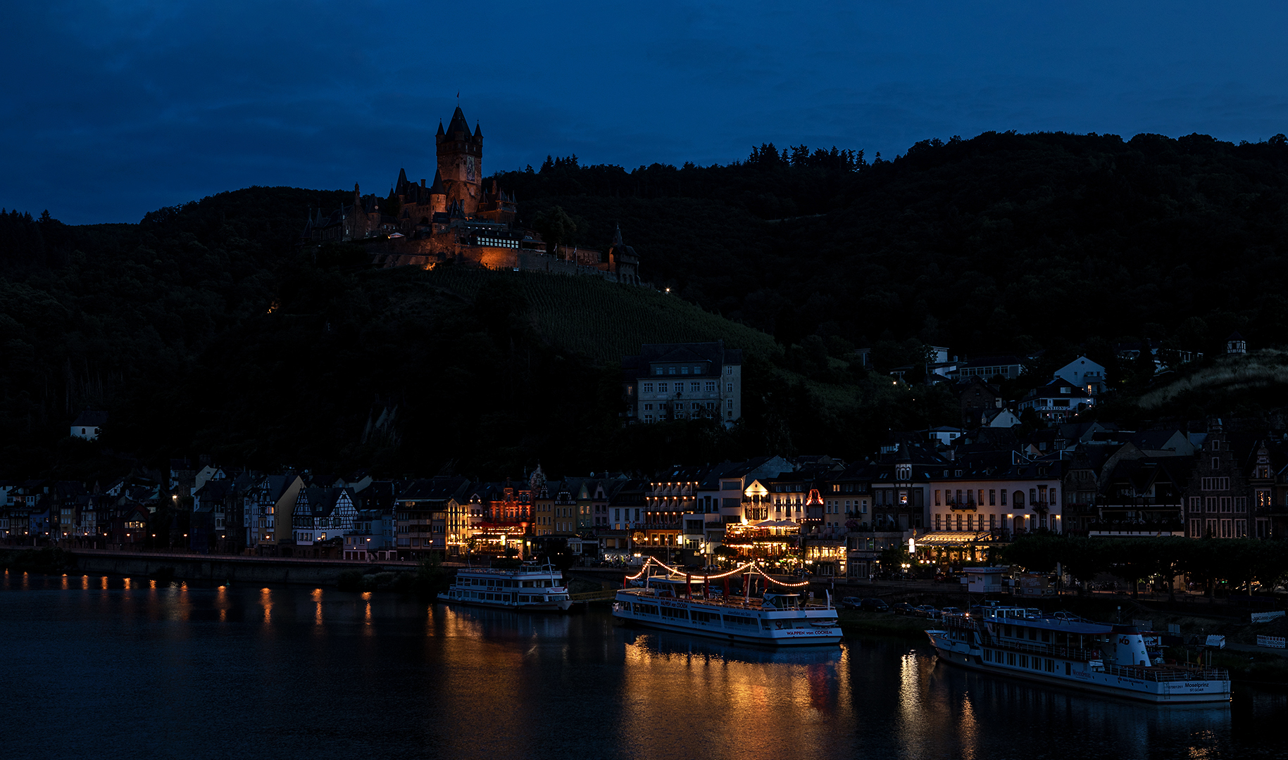 Cochem zur Blauen Stunde 001 