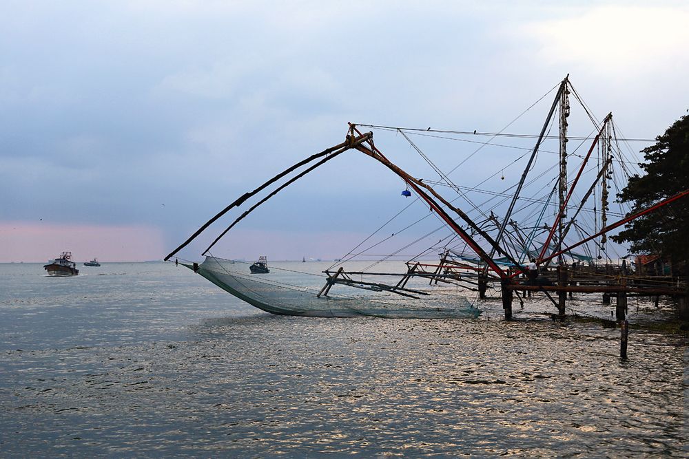 Cochin, Chinesische Fischernetze, Indien, Kerala, #2