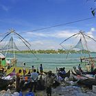 Cochin, Chinesische Fischernetze, Indien, Kerala