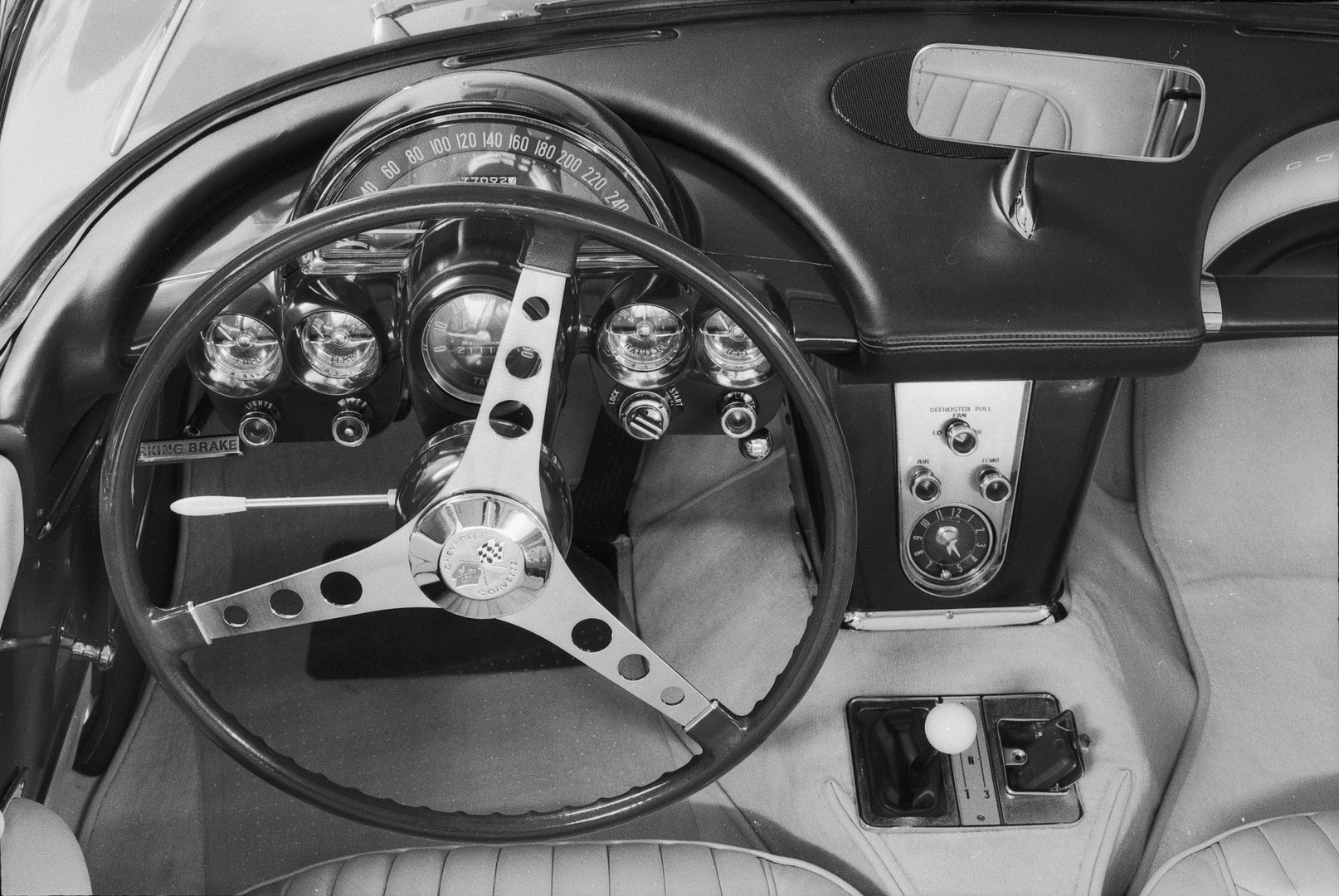 Cockpit Chevrolet Corvette C1 1958 - 2
