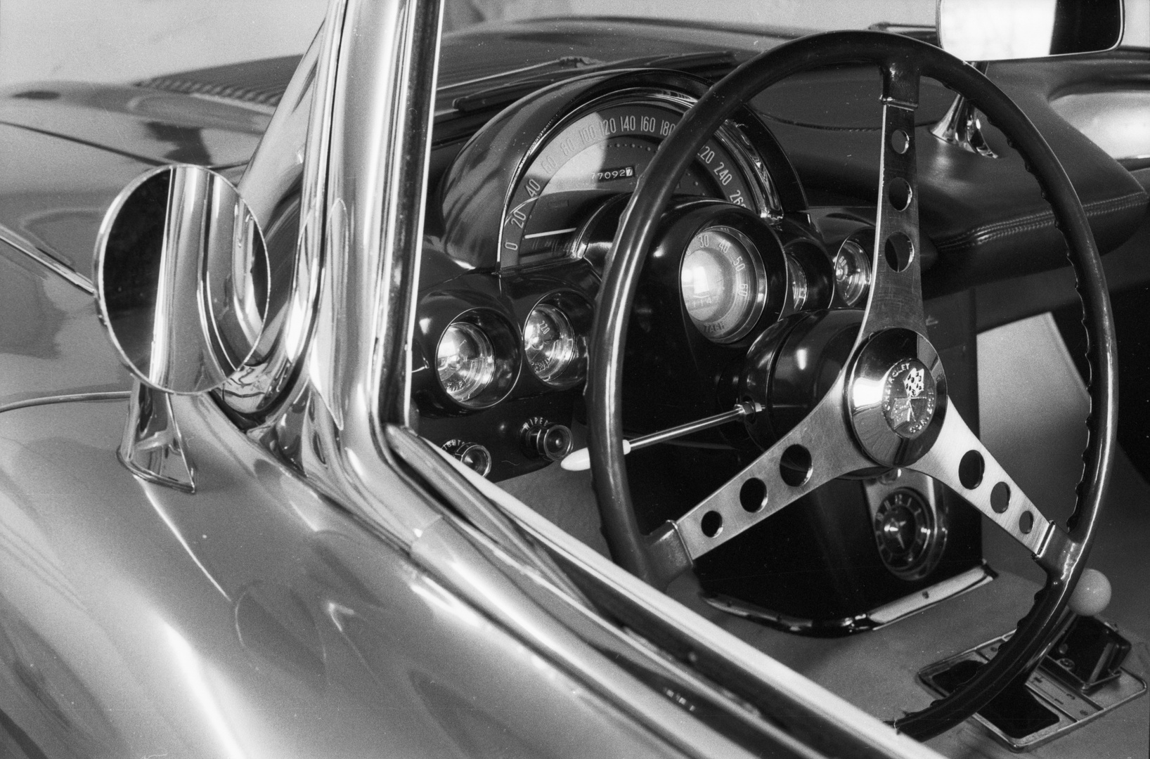 Cockpit Chevrolet Corvette C1 1958