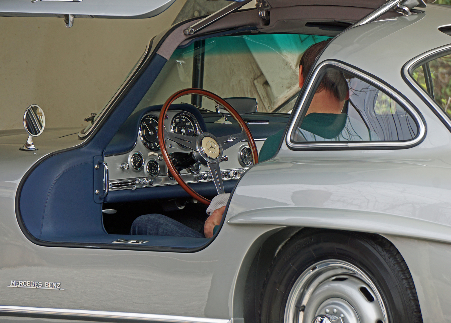 Cockpit des MB 300 SL Flügeltürer