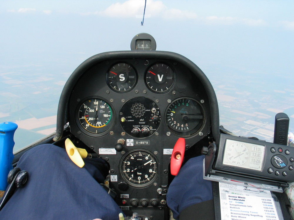Cockpit einer LS 4