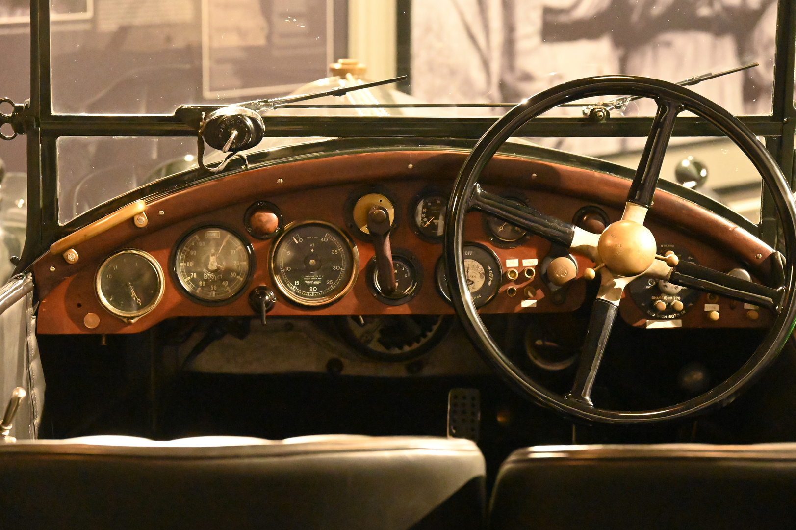 Cockpit eines Bentley