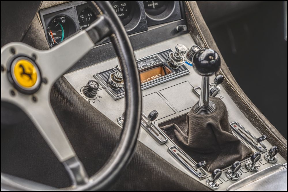 Cockpit Ferrari