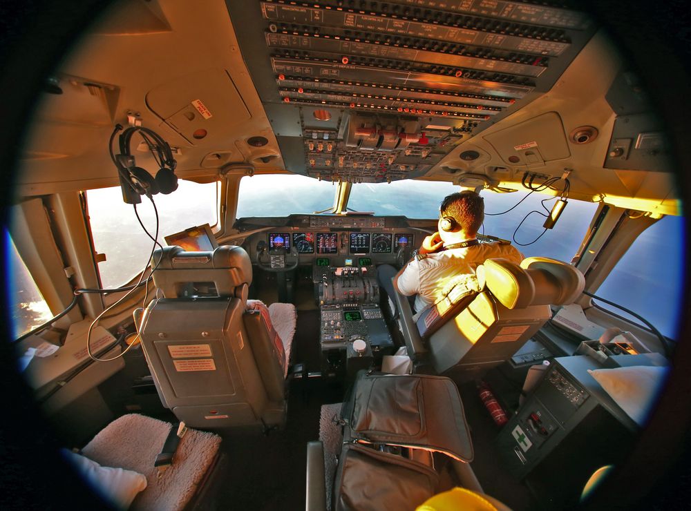 Cockpit MD 11 Freighter Foto & Bild luftfahrt, cargomaschinen