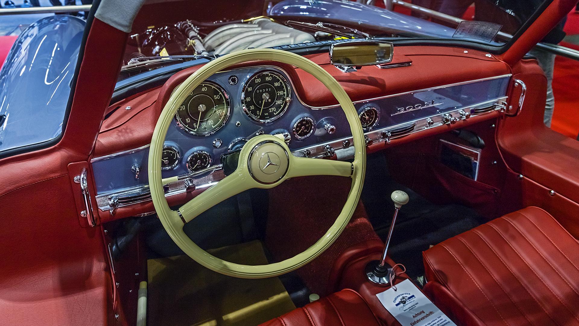 COCKPIT MERCEDES 300 SL "Geflügel"