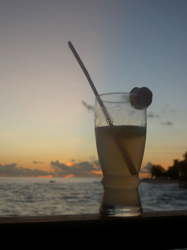 Cocktail in the sun