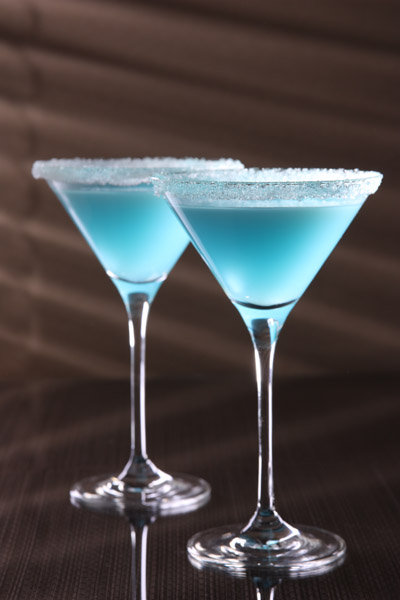 Cocktail mit Blue Curcao