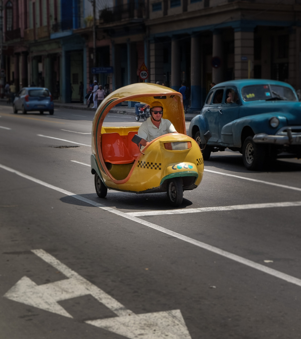 Coco-Taxi in Havanna