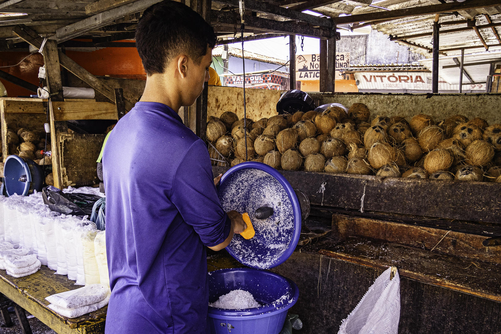 Coconut vendor