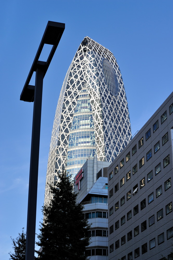 Cocoon Tower in Shinyuku