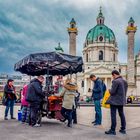 Coffee- Bike vor der Karlskirche in Wien