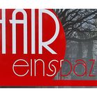 Coiffeur-(Friseur-)Schaufenster