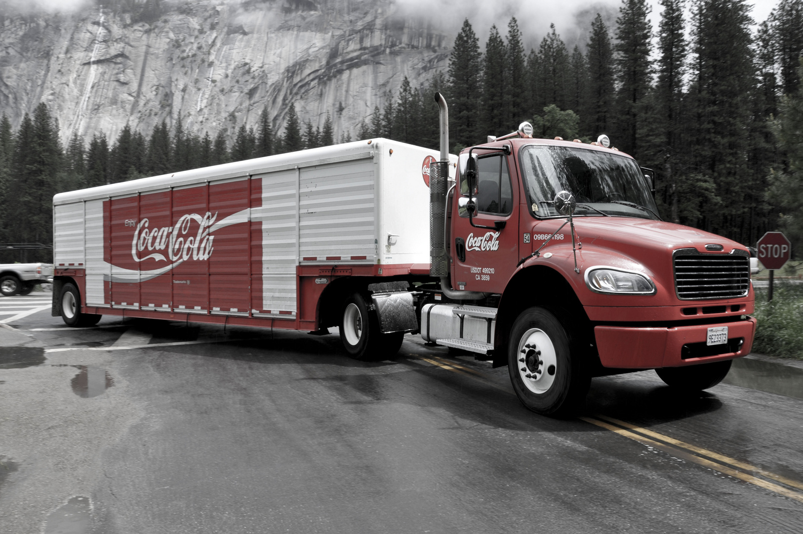 COKE TRUCK im Yosemite Valley