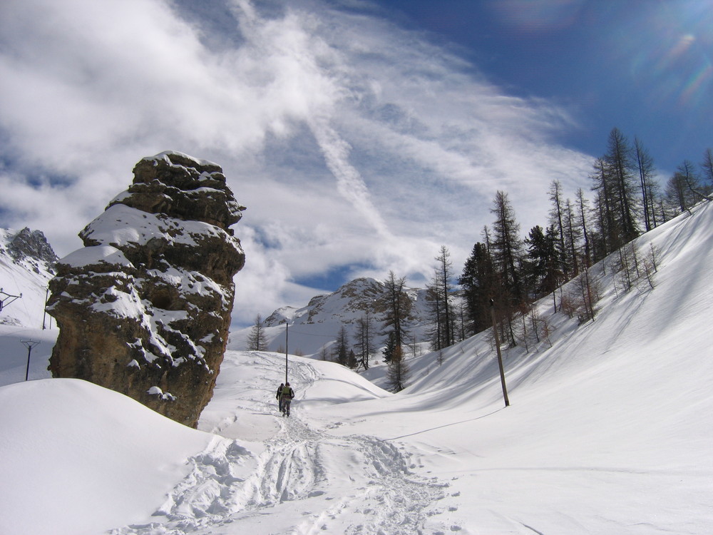 Col de l'izoard sous la neige