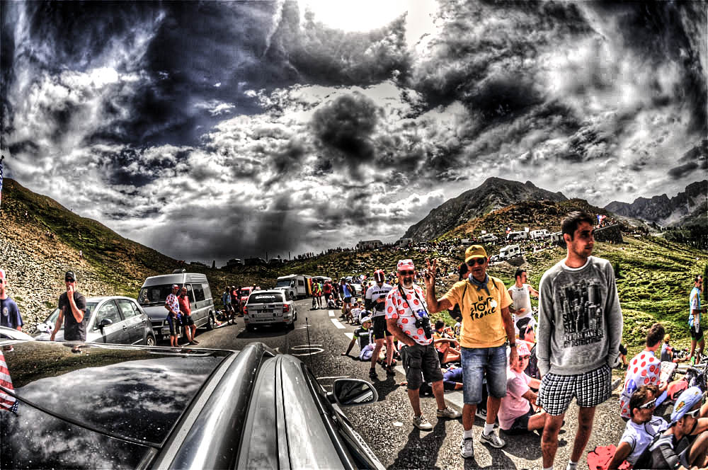 Col d’Izoard, High dynamic range, HDR, Tour de France, Etappe 14, 2014, fisheye, nikon, skoda,