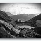 Col du grand Saint Bernard, s/w Bearbeitung