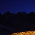 ..Col du Lautaret au soleil couchant..