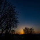 Cold Evening after sunset in Rosendahl-Darfeld, Germany, 20-12-2016