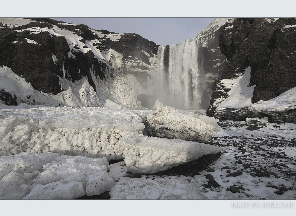 Cold Skogafoss