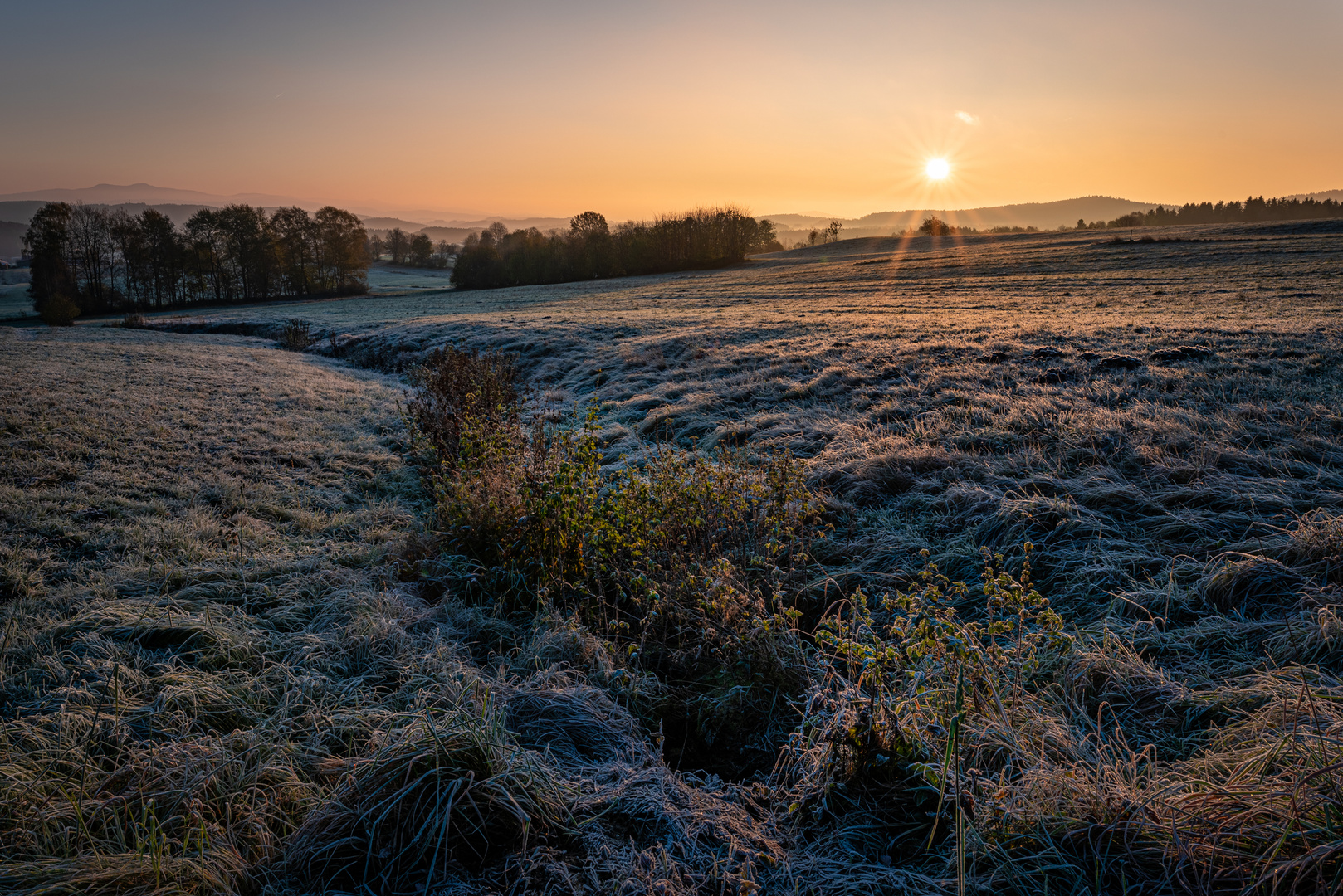 Cold sunrise