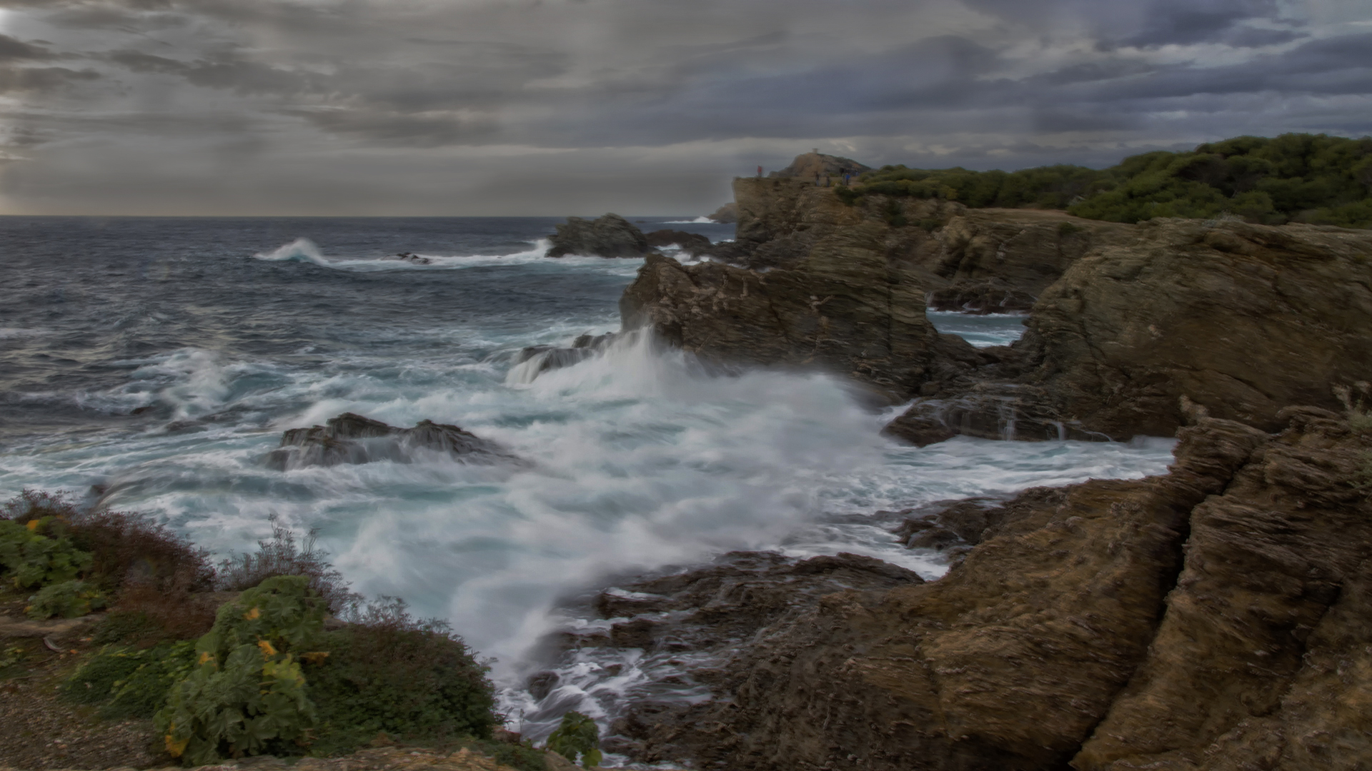 colère de mer, essai pose longue