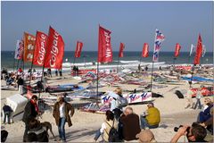 Colgate Surf World Cup - Das Fahrerlager