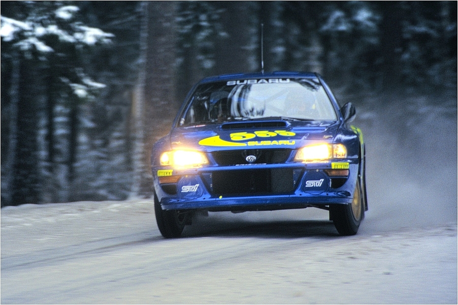 Colin McRae / Derek Ringer -  WRC Schweden Rallye 1996 - Subaru Impreza 555