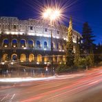 coliseum at night