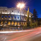 coliseum at night