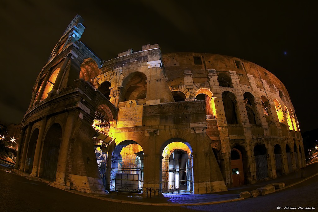 Coliseum Night Lights