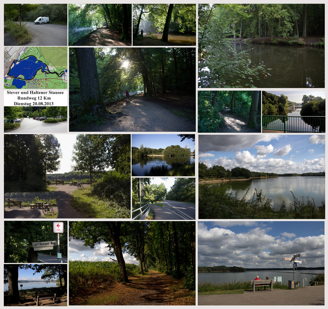 Collage 20.08.2013 Haltener Stausee XVIII