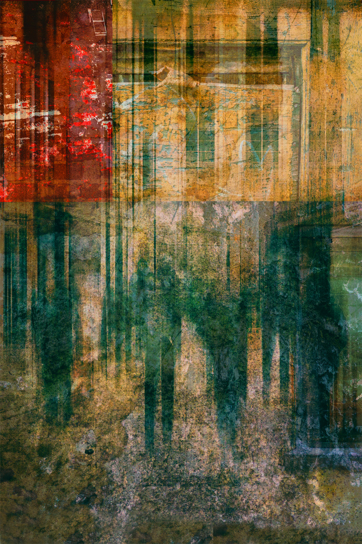 Collage abstrakt