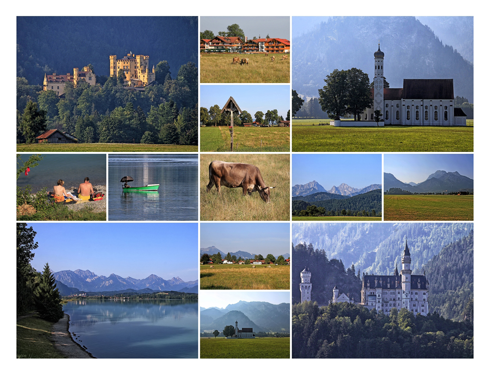 Collage Allgäu