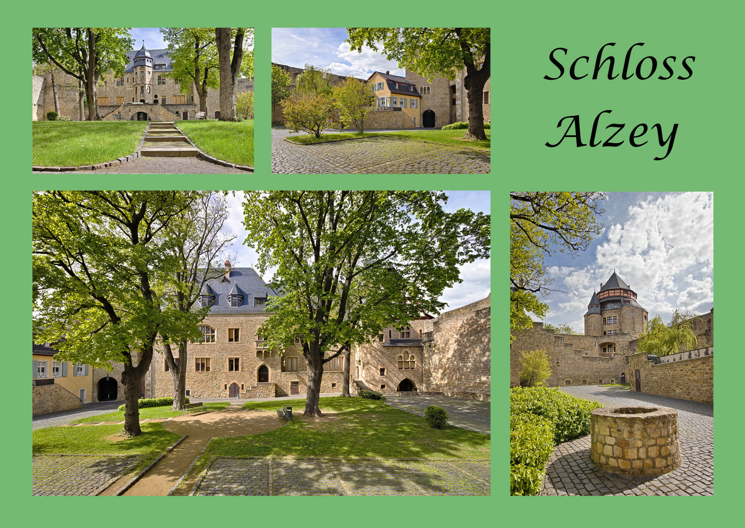 Collage Alzeyer Schloss
